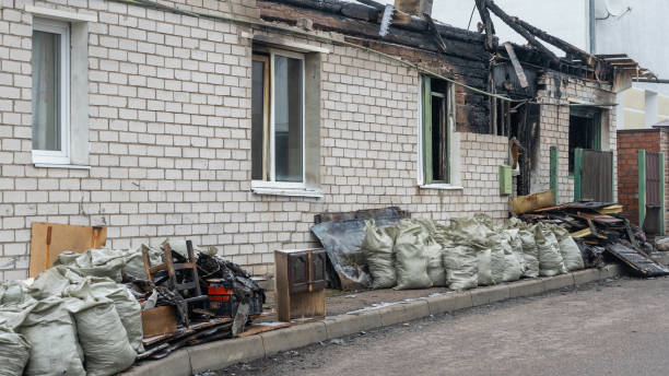 Professional Soot Cleanup technician working in Lebanon, OH